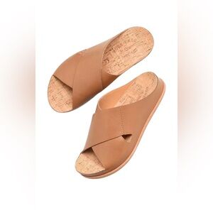 Kork Ease Tutsi Crossover Sandal Light Brown Size 7 Comfy Summer